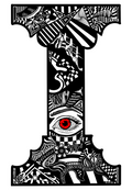 Letter I - Graphic Print