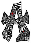 Letter A - Graphic Print