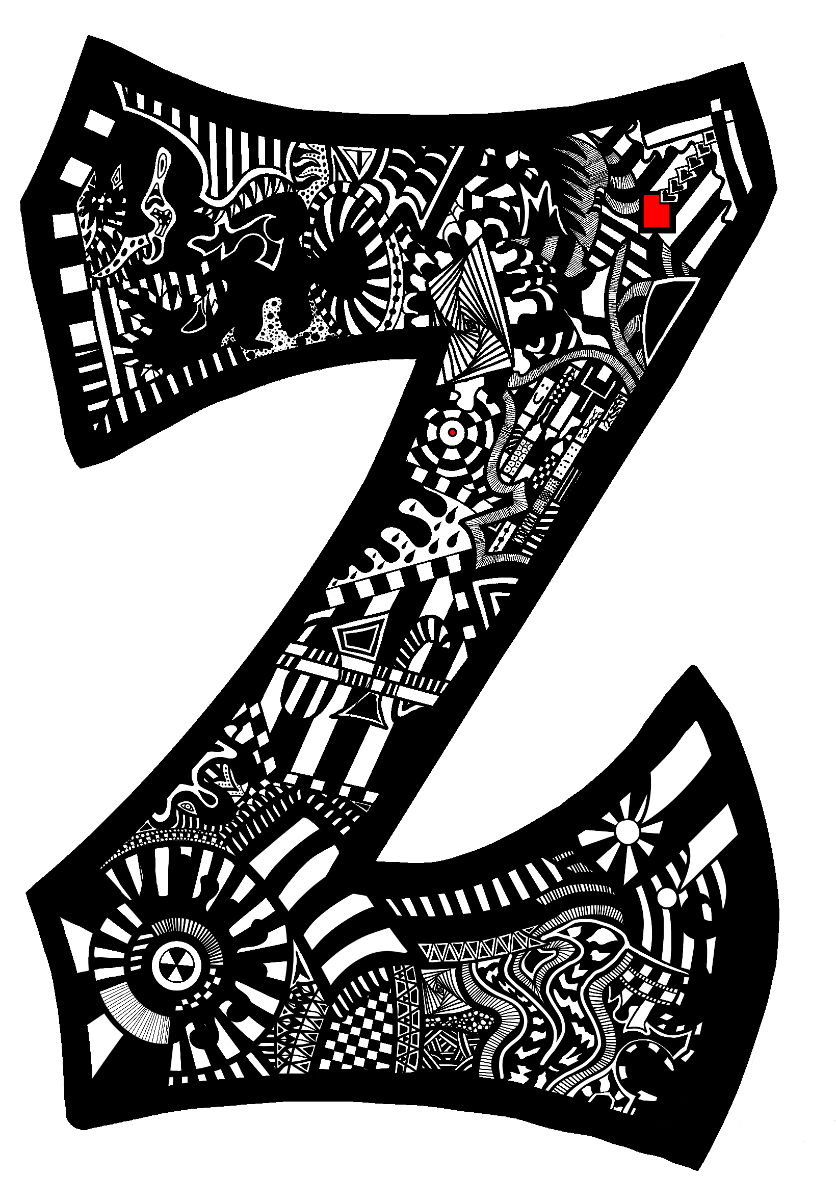 Letter Z - Graphic print
