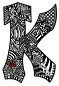 Letter K - Graphic Print