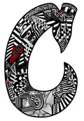 Letter C- Graphic Print