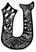 Letter U - Graphic Print