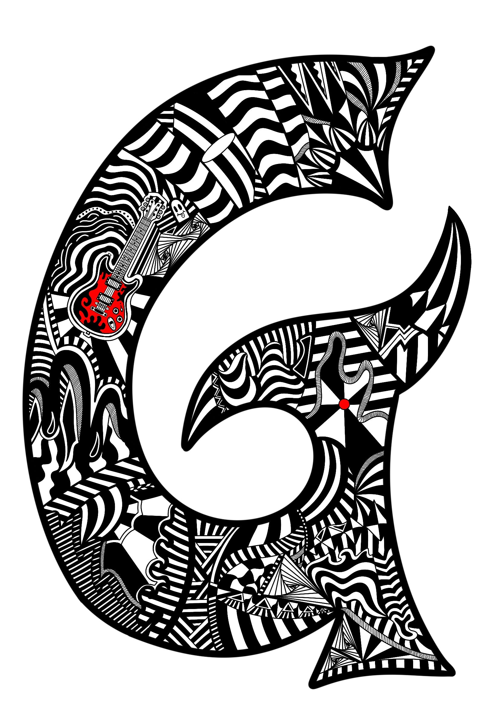 Letter G- Graphic Print