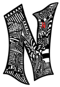Letter N - Graphic Print