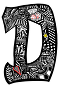 Letter D - Graphic Print
